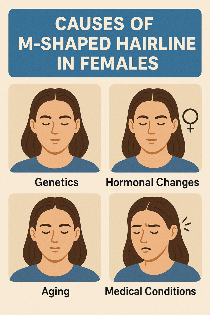 Causes of M-Shaped Hairline in Females